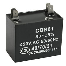 CBB61 рабочие конденсаторы, 450 В, для двигателя 220 В, фото
